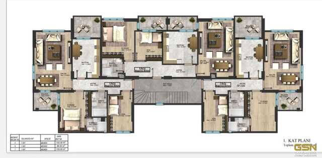 11-KOCAELİ BAŞİSKELE’DE 2+1 ARA KAT LÜKS DAİRE